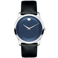 Movado Blue Dial Stainless Steel Men's Watch 0..