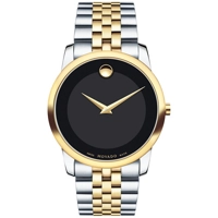 Movado Museum Black Dial Two-tone Men's Watch ..