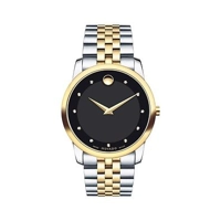 Movado Museum Black Dial Two-tone Men's Watch ..