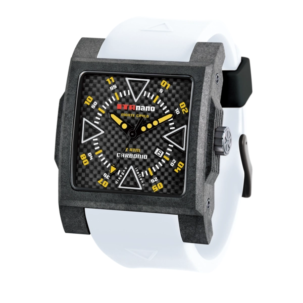 iTime Unisex Black Dial White Strap MC4300-C-MC03 Watch