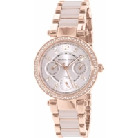 Michael Kors MK6110 Women's Rose Gold with Met..