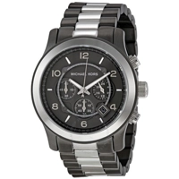 Michael Kors MK8182 Mens Carbon Coated Steel W..