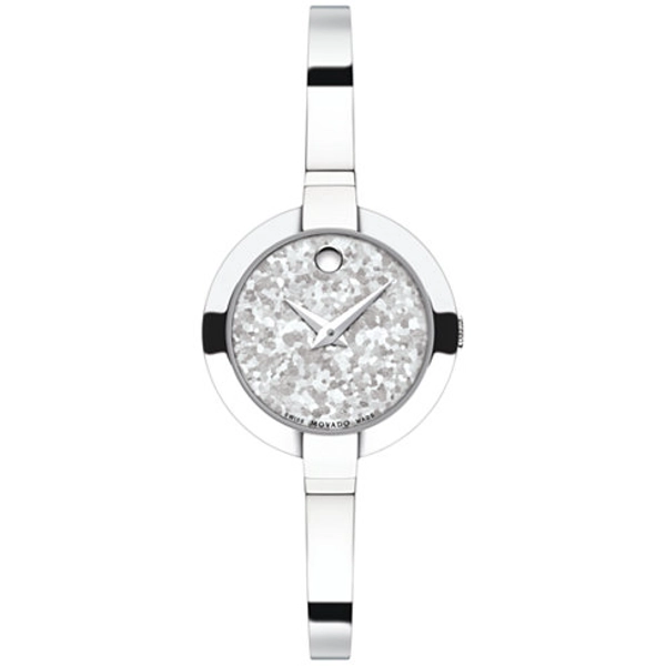 Movado Bela Silver-Tone Metallic Dial Ladies Watch 0607017