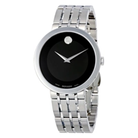Movado Black Dial Stainless Steel Men's 060705..