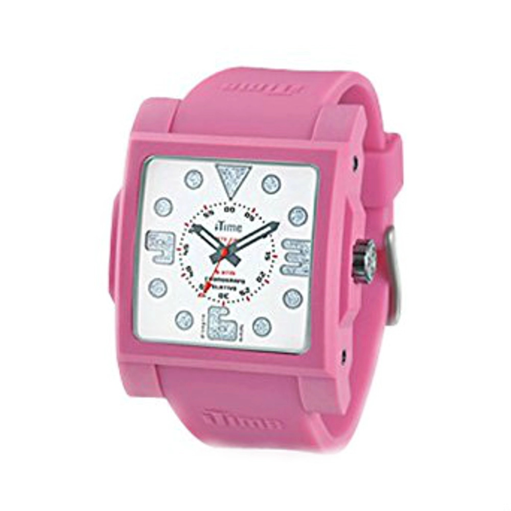 iTime Unisex White Dial..