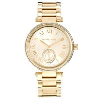 Michael Kors Skylar Champagne Dial Gold-tone L..