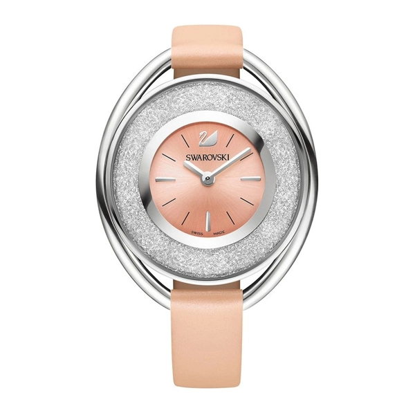 Swarovski 5158546 Ladies Crystalline Oval Light Rose Watch