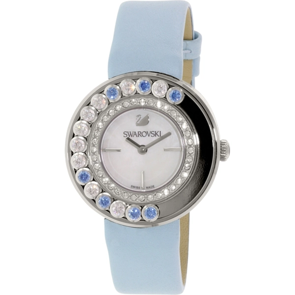 Swarovski 1187024 Lovely Crystals Blue Leather Ladies Watch