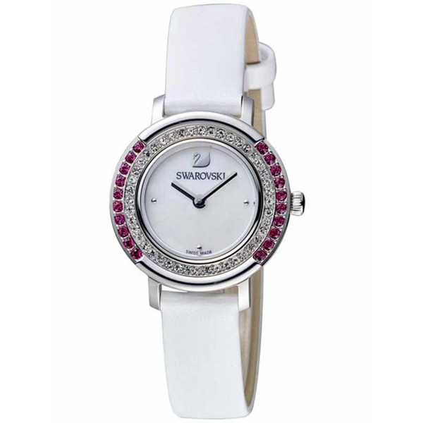 Swarovski 5269221 Mother of Pearl Dial Leather Watch