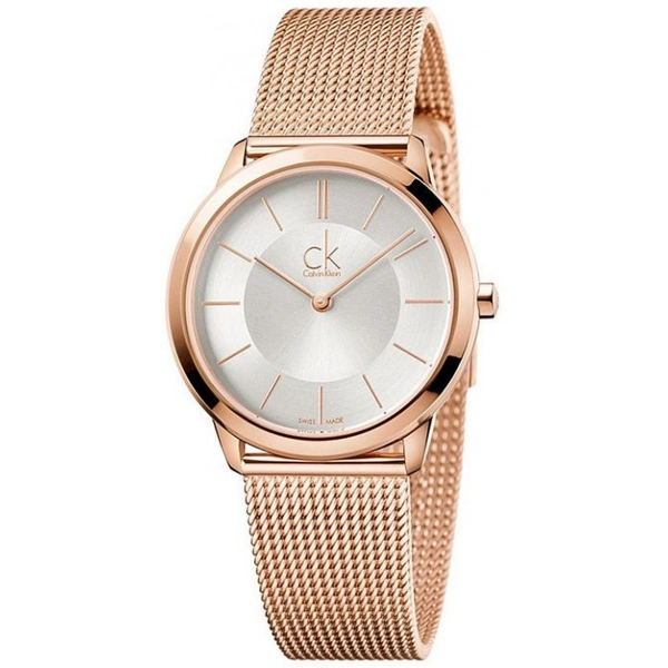 Calvin Klein K3M22626 Minimal Rose Gold Ladies Watch