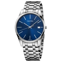 Calvin Klein K4N2114N Stainless Steel Date Blu..