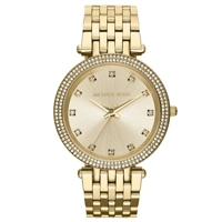 Michael Kors Ladies Gold-Tone Stainless Steel ..