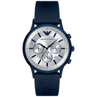 Emporio Armani AR11026 Renato Silver Dial Men'..