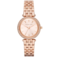 Michael Kors MK3431 Darci Crystal Rose-Tone La..