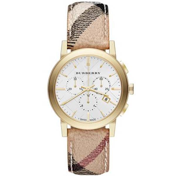 Burberry BU9752 the City Chronograph Haymarket Check Unisex Watch