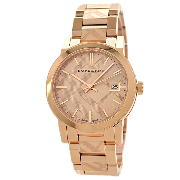 Burberry BU9146 Rose Gold Stainless 34 mm Swiss Made Ladies Watch