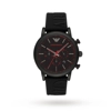 additional image for Emporio Armani Men's Luigi AR11024 Black Silicone Quartz Watch