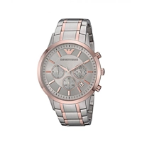 Emporio Armani AR11077 Two Tone Stainless Stee..