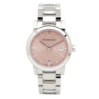 Burberry BU9124 Pink Check Stamped Stainless S..