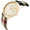 additional image for Burberry BU10001 Honey Check Fabric-Coated Leather Unisex Watch