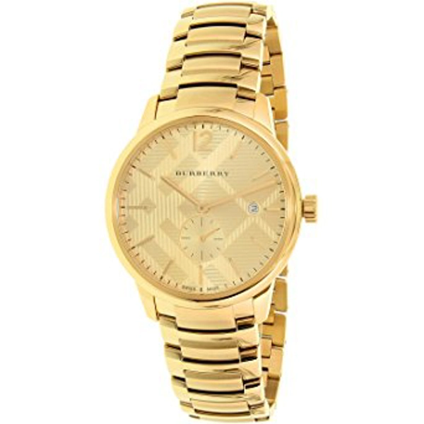 Burberry BU10006 Classic Round Gold Swiss Quartz Unisex Watch