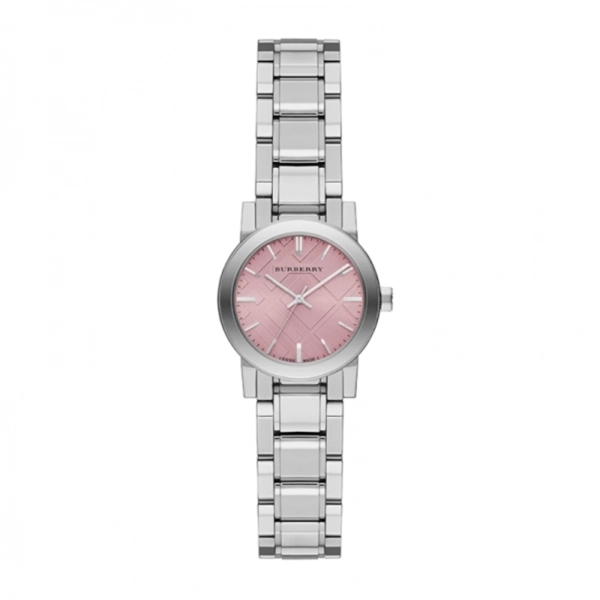 Burberry BU9231 The City Pink Dial Stainless Steel Ladies Watch