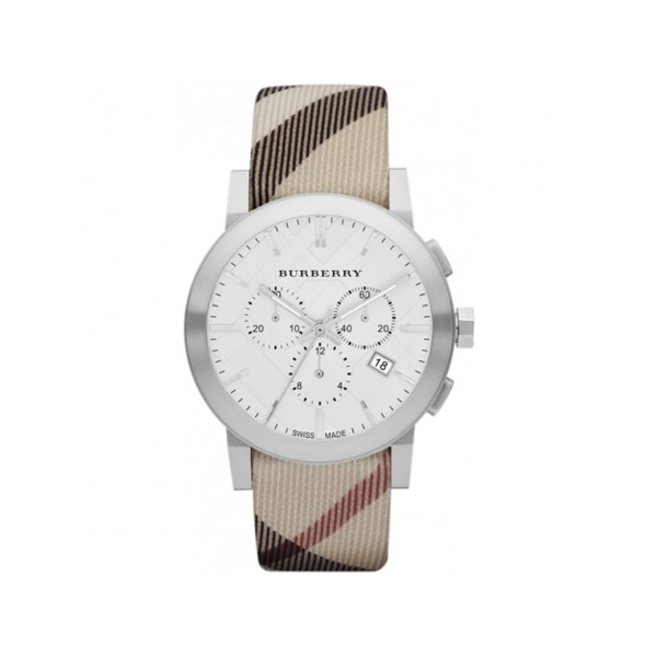 Burberry BU9357 City Leather Strap Nova Check Men’s Watch