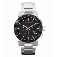 Burberry BU9380 Black Dial Chronograph Stainle..