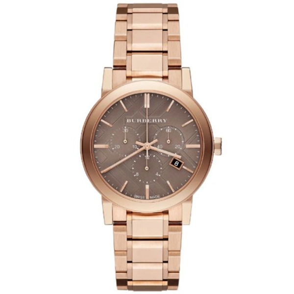 Burberry BU9754 The City Rose Gold-Tone Unisex Watch