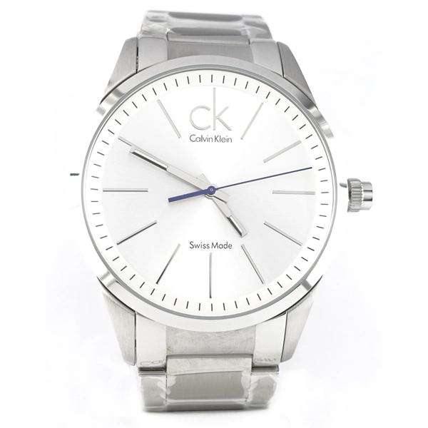Calvin Klein K2241120 Bold Silver Dial Steel Bracelet Men's Watch