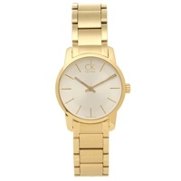 Calvin Klein K2G23546 City Silver Dial Yellow ..