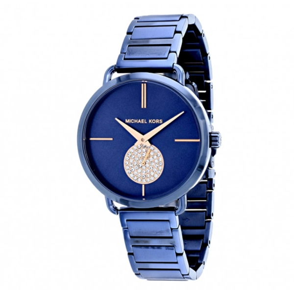 Michael Kors MK3680 Portia Crystal Blue Stainless Women's Watch