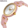 additional image for Michael Kors MK4316 Gold-Tone Dial Pink Acetate Ladies Watch