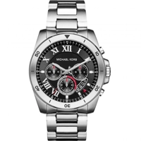 Michael Kors MK8438 Brecken Black Dial Stainle..