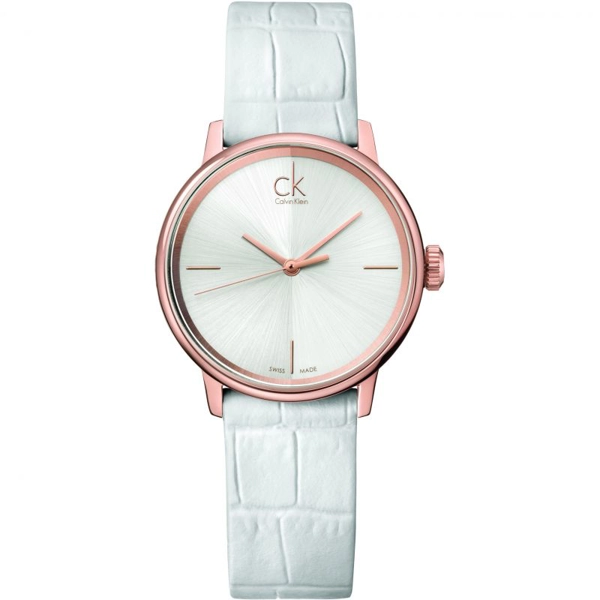 Calvin Klein K2Y2Y6K6 Accent Rose Gold Stainless Steel Women's Watch