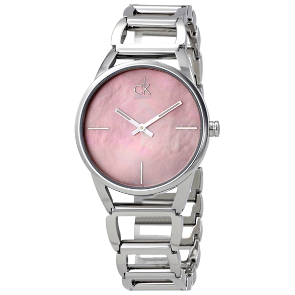 Calvin Klein K3G2312E Stately Pink Mother of Pearl Dial Ladies Watch
