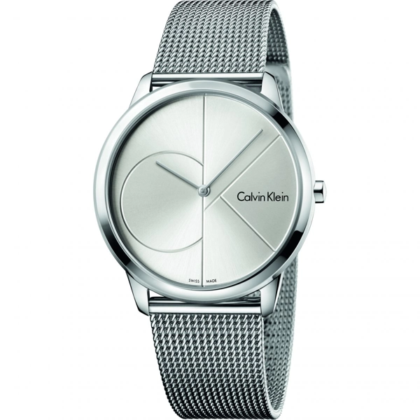 Calvin Klein K3M2112Z Minimal 40mm Mesh Strap Unisex Watch