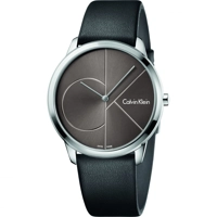 Calvin Klein K3M211C3 Minimal 40mm Leather Str..