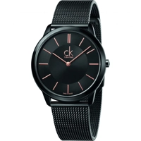 Calvin Klein K3M21421 Minimal Black Mesh Strap..