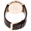 additional image for Calvin Klein K3M216G6 Minimal Brown Leather Strap Unisex Watch