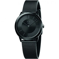 Calvin Klein K3M224B1 Minimal Black Mesh Strap..