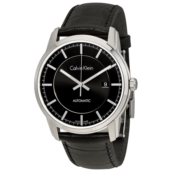 Calvin Klein K5S341C1 Infinity Black Dial Automatic Men's Watch