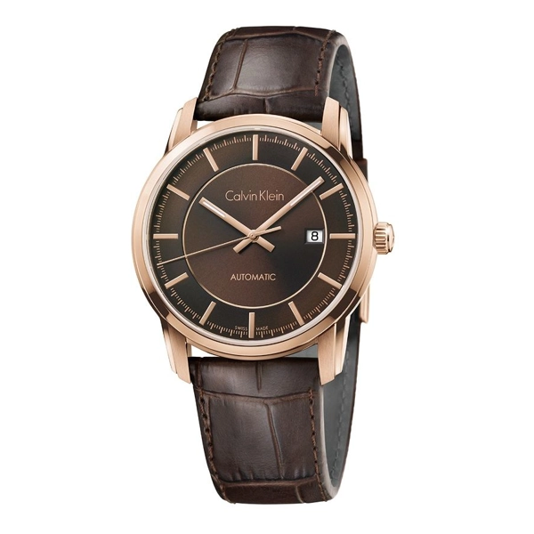 Calvin Klein K5S346GK Infinity Brown Dial Automatic Men's Watch