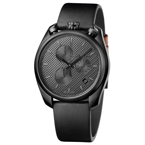 Calvin Klein K6Z574C1 Control Chronograph Black Dial Men's Watch