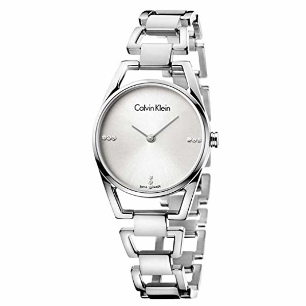 Calvin Klein K7L2314T Dainty Diamonds Silver Tone Women's Watch