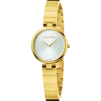 Calvin Klein K8G23546 Yellow Gold Round Authen..