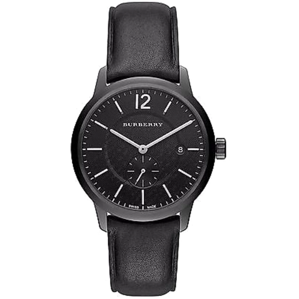 Burberry BU10003 Black Leather Strap Men's Watch