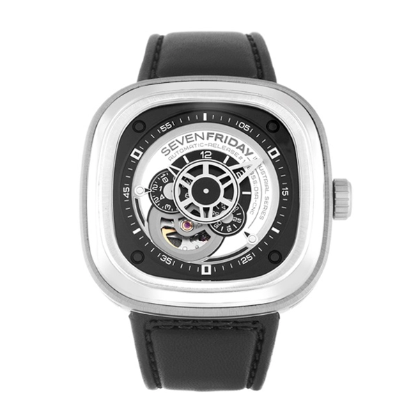 Sevenfriday p1-01 Industrial Essence Black Stainless Steel Men’s Watch
