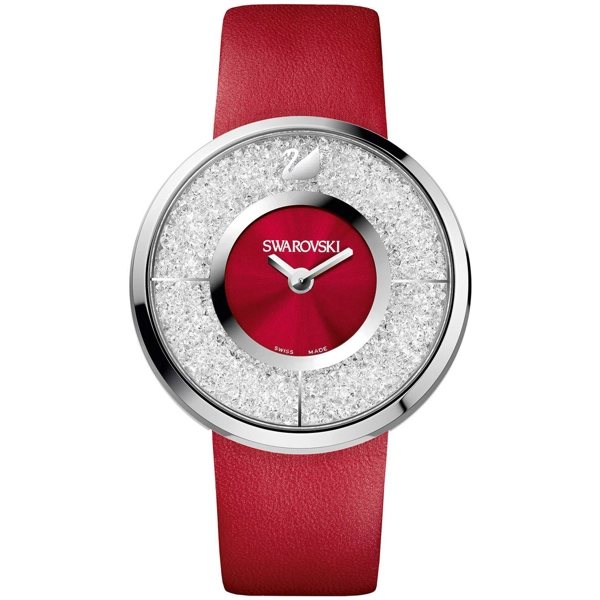 Swarovski 1144170 Crystalline Red Leather Swiss Made Women's Watch