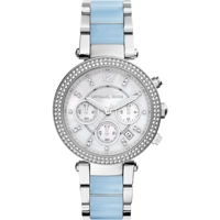 Michael Kors MK6138 Parker Silver Tone Dial Wo..